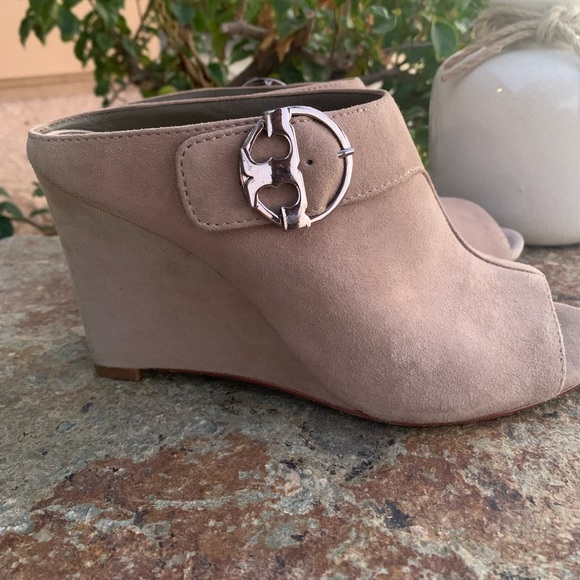 Tory Burch Shoes - TORY BURCH Suede size 7.5 wedge